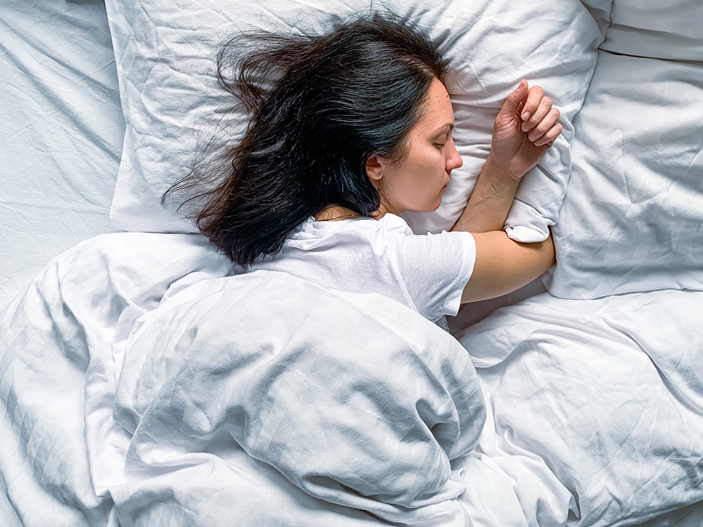 woman sleeping