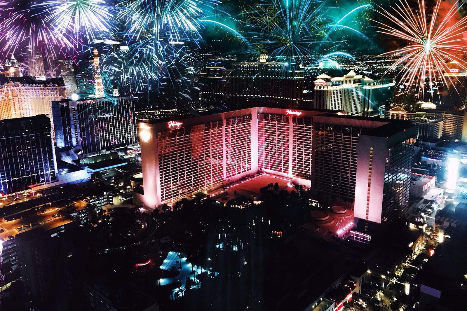 fireworks in las vegas